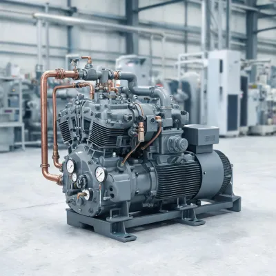 industrial reciprocating refrigeration compressor